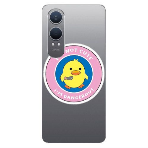 Oneplus Nord Ce 4 lite I m dangerus Transparent Silicone TPU Θήκη