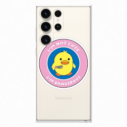 Samsung S25 Ultra I m dangerus Transparent Silicone TPU Θήκη
