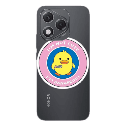 Honor 400 Lite I m dangerus Transparent Silicone TPU Θήκη
