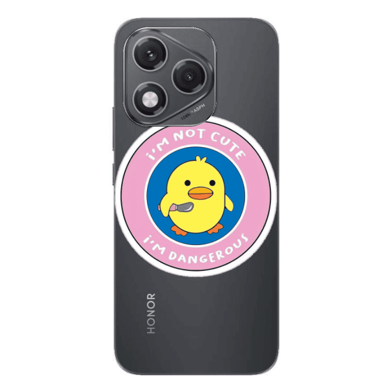 Honor 400 Lite I m dangerus Transparent Silicone TPU Θήκη