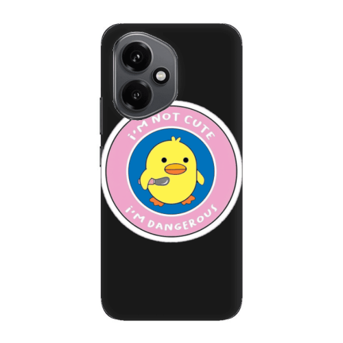 Honor Magic 400 I m dangerus Black Colored Silicone TPU Θήκη
