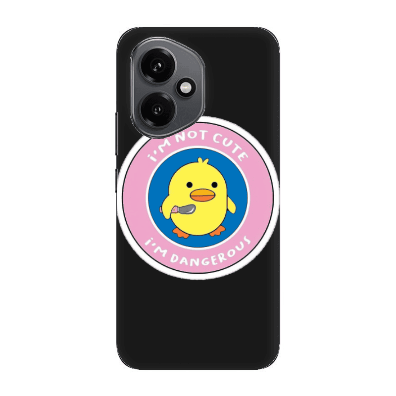 Honor Magic 400 I m dangerus Black Colored Silicone TPU Θήκη