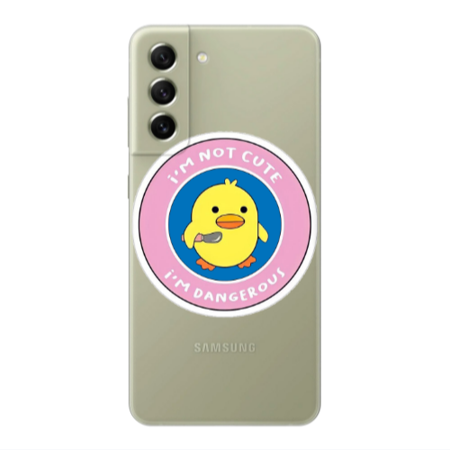 Samsung S21 I m dangerus Transparent Silicone TPU Θήκη