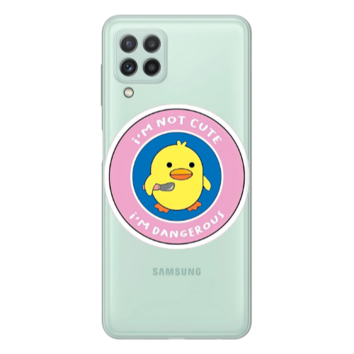 Samsung A22 4G I m dangerus Transparent Silicone TPU Θήκη