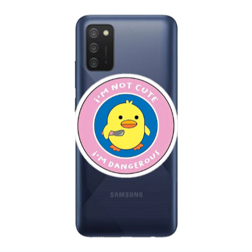 Samsung A03S I m dangerus Transparent Silicone TPU Θήκη