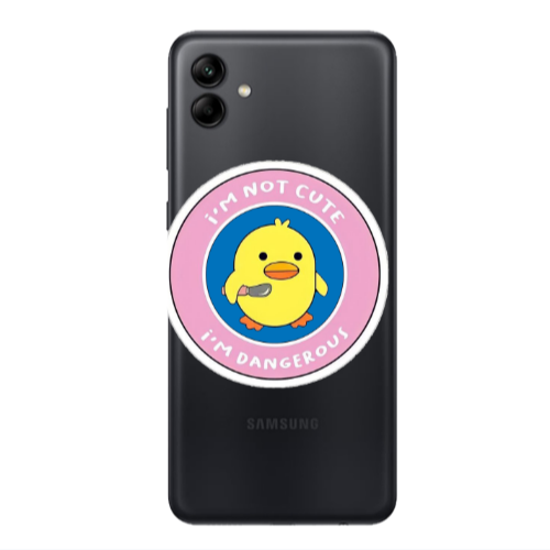 Samsung A04 I m dangerus Transparent Silicone TPU Θήκη
