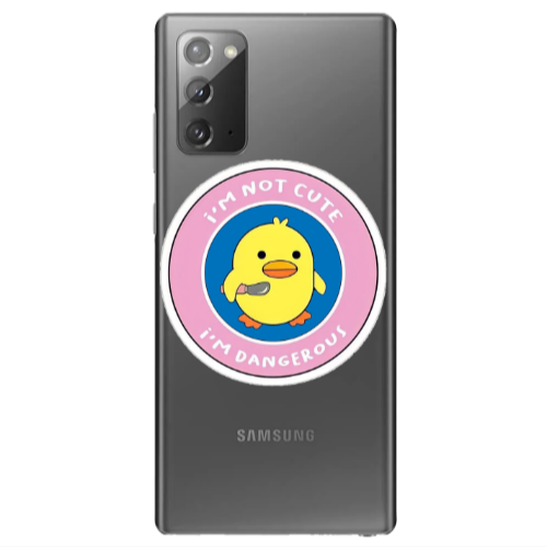 Samsung Note 20 I m dangerus Transparent Silicone TPU Θήκη