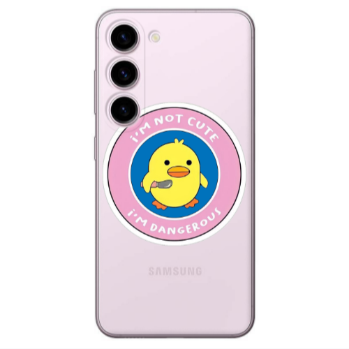 Samsung S23 Plus I m dangerus Transparent Silicone TPU Θήκη