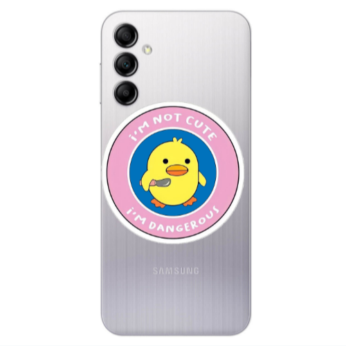 Samsung A24 I m dangerus Transparent Silicone TPU Θήκη