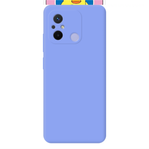 Xiaomi Redmi 12C I m dangerus Light Purple Colored Silicone TPU Θήκη