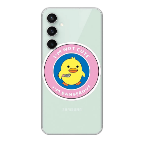 Samsung S23FE I m dangerus Transparent Silicone TPU Θήκη