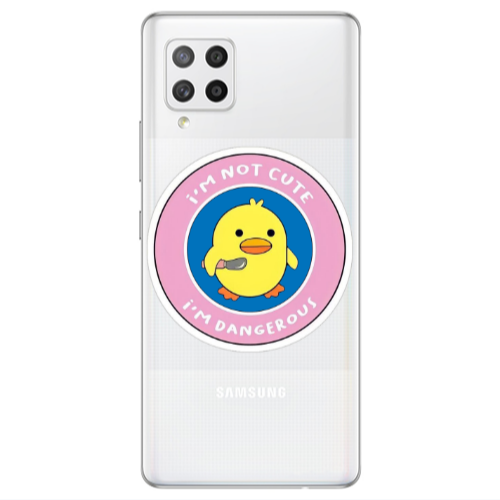 Samsung A42 5G I m dangerus Transparent Silicone TPU Θήκη