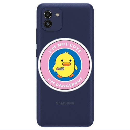 Samsung A03 I m dangerus Transparent Silicone TPU Θήκη