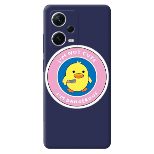 Xiaomi Poco X5 I m dangerus Dark blue Colored Silicone TPU Θήκη