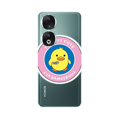 Honor 90 5G I m dangerus Transparent Silicone TPU Θήκη