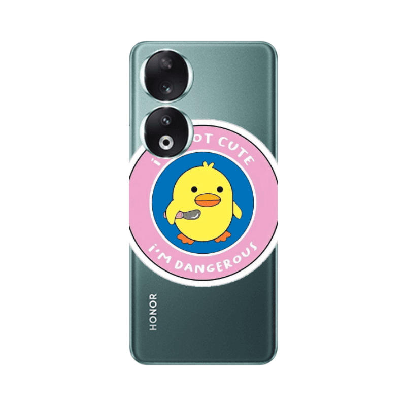 Honor 90 5G I m dangerus Transparent Silicone TPU Θήκη