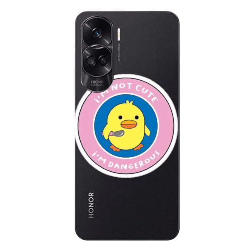 Honor 90 Lite 5G I m dangerus Transparent Silicone TPU Θήκη