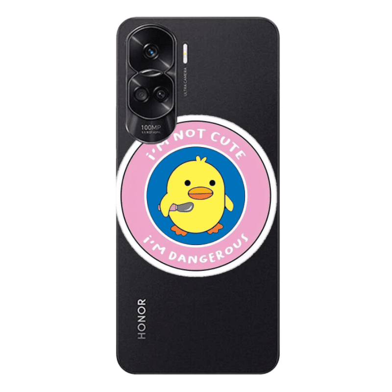 Honor 90 Lite 5G I m dangerus Transparent Silicone TPU Θήκη