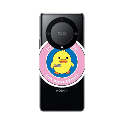 Honor Magic5 Lite 5G I m dangerus Transparent Silicone TPU Θήκη