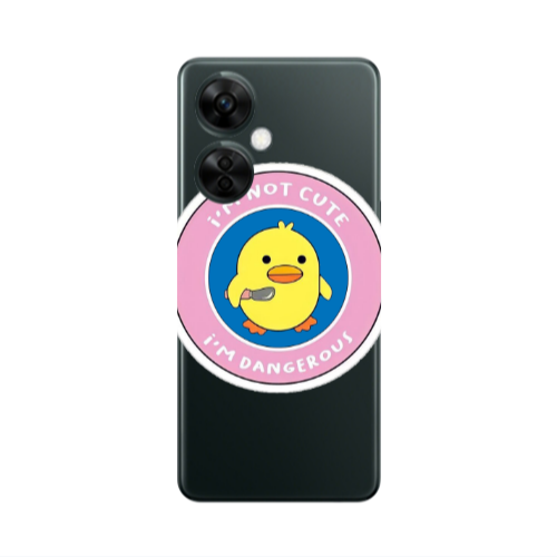 Oneplus Nord CE 3 Lite 5G I m dangerus Transparent Silicone TPU Θήκη