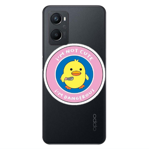 Oppo A 96 I m dangerus Transparent Silicone TPU Θήκη