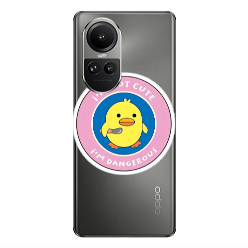 Oppo Reno10 5G I m dangerus Transparent Silicone TPU Θήκη