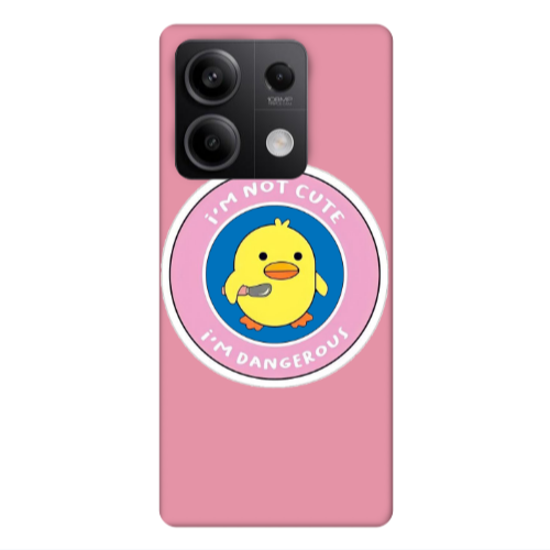 Xiaomi Redmi Note 13 5G I m dangerus Pink Colored Silicone TPU Θήκη
