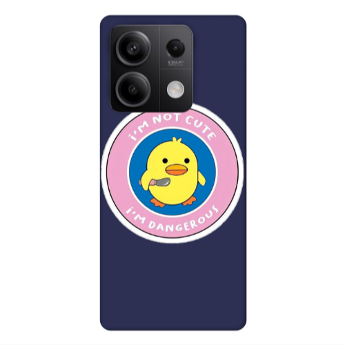 Xiaomi Redmi Note 13 5G I m dangerus Dark blue Colored Silicone TPU Θήκη