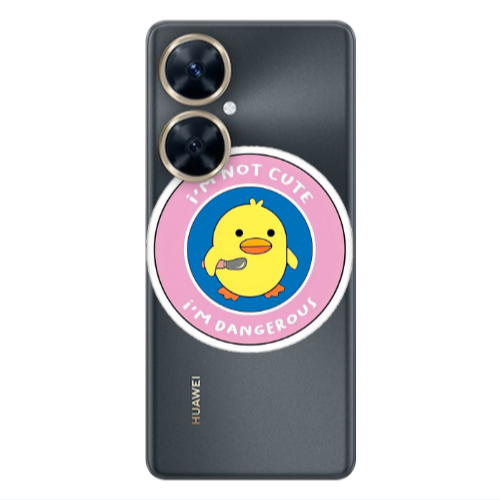 Huawei Nova 11i I m dangerus Transparent Silicone TPU Θήκη
