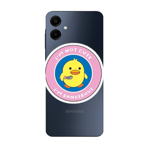 Samsung A06 I m dangerus Transparent Silicone TPU Θήκη