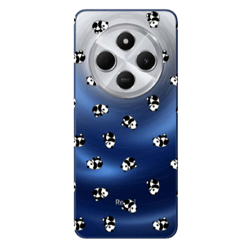 Xiaomi Redmi 14c Small Pandas Transparent Silicone TPU Θήκη