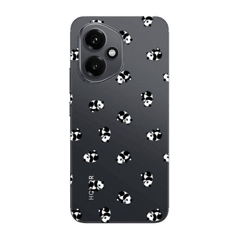 Honor Magic 400 Small Pandas Transparent Silicone TPU Θήκη