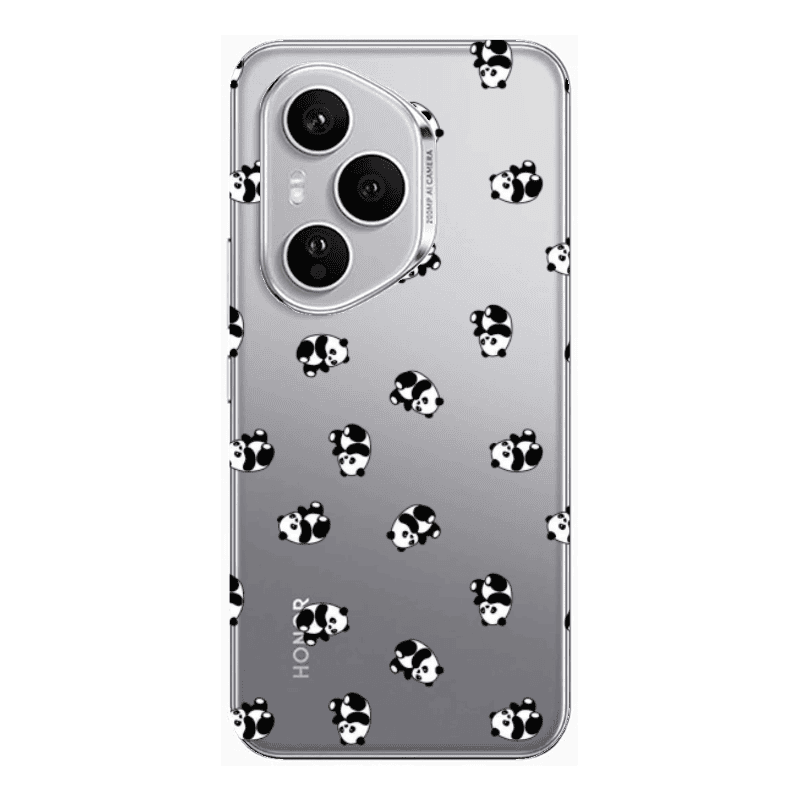 Honor Magic 400 Pro Small Pandas Transparent Silicone TPU Θήκη