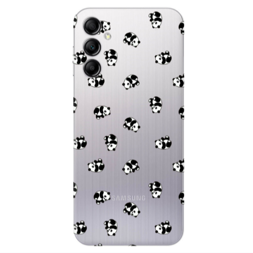 Samsung A24 Small Pandas Transparent Silicone TPU Θήκη