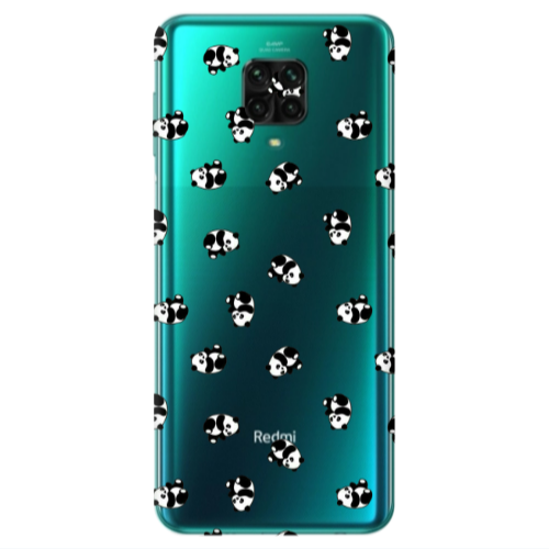 Xiaomi Redmi Note 9S Small Pandas Transparent Silicone TPU Θήκη