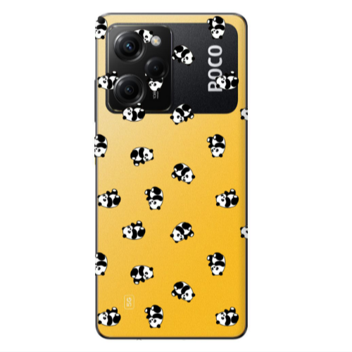 Xiaomi Poco X5 Pro Small Pandas Transparent Silicone TPU Θήκη