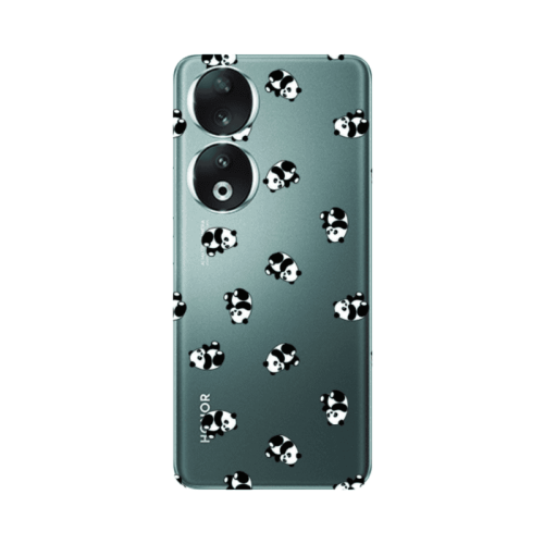 Honor 90 5G Small Pandas Transparent Silicone TPU Θήκη