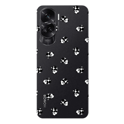 Honor 90 Lite 5G Small Pandas Transparent Silicone TPU Θήκη