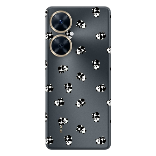 Huawei Nova 11i Small Pandas Transparent Silicone TPU Θήκη