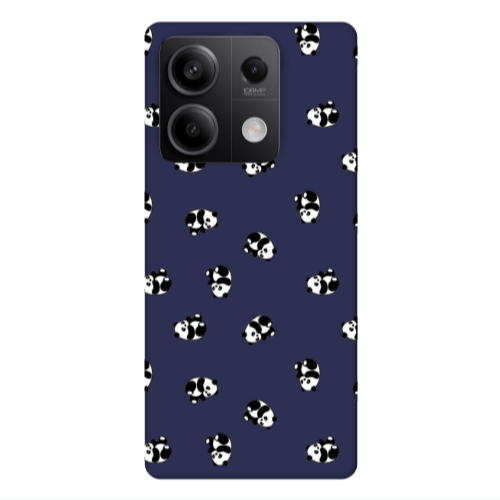 Xiaomi Redmi Note 13Pro 5G Small Pandas Dark blue Colored Silicone TPU Θήκη