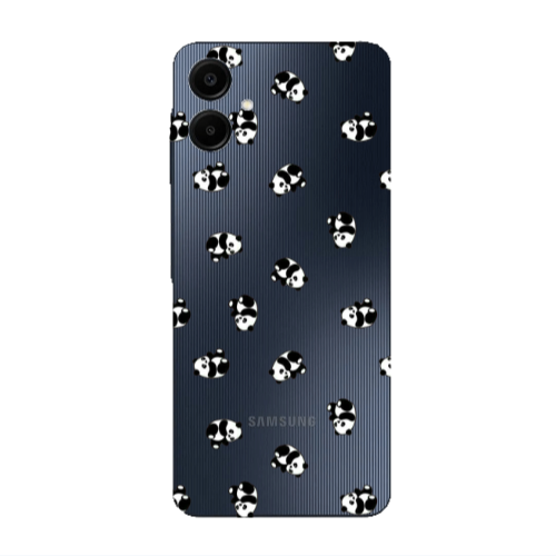 Samsung A06 Small Pandas Transparent Silicone TPU Θήκη