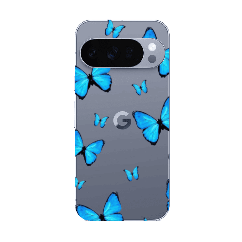 Google Pixel 10 Pro Mix Butterfly Transparent Silicone TPU Θήκη