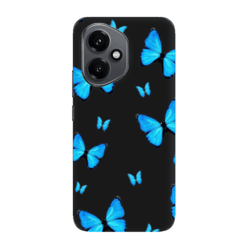 Honor Magic 400 Mix Butterfly Black Colored Silicone TPU Θήκη