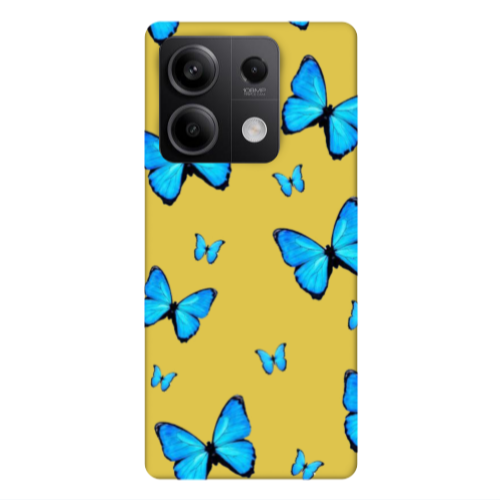 Xiaomi Redmi Note 13Pro 5G Mix Butterfly Yellow Colored Silicone TPU Θήκη