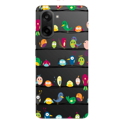 Oneplus Nord CE 5 birds Transparent Silicone TPU Θήκη