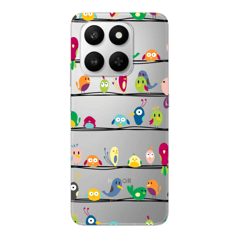 Honor Magic 400 Smart birds Transparent Silicone TPU Θήκη