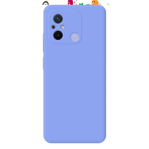 Xiaomi Redmi 12C birds Light Purple Colored Silicone TPU Θήκη