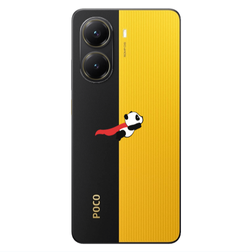 Xiaomi Poco X7 Pro kite flying panda Transparent Silicone TPU Θήκη