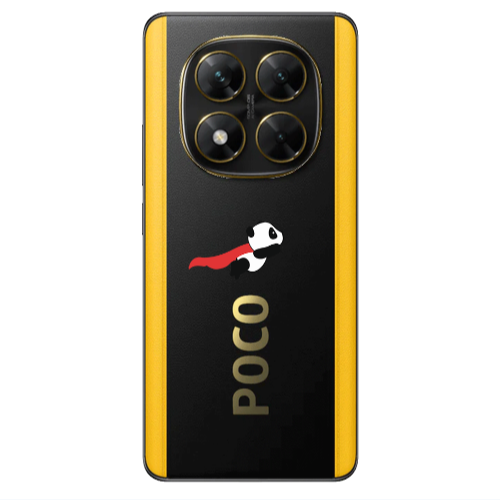 Xiaomi Poco X7 kite flying panda Transparent Silicone TPU Θήκη
