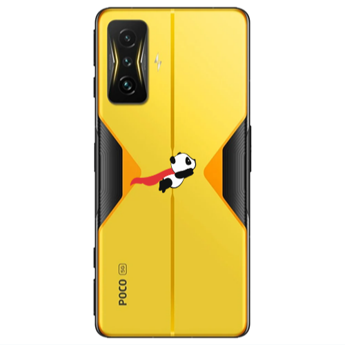 Xiaomi Poco F4 Gt kite flying panda Transparent Silicone TPU Θήκη